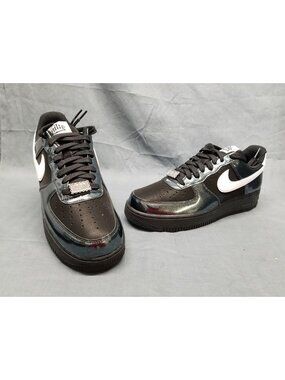 Nike Air Force 1 Low '07 LV8 Glam Rock Black White Men's Size 9.5 NEW NO BOX!